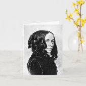 エリザベスバレットブラウニング カード (黄色い花)