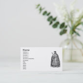 エリザベスファッション名刺 名刺 (スタンド正面)