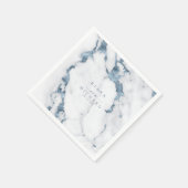 エリザベスフェアダスティブルーID816 スタンダードカクテルナプキン (角)