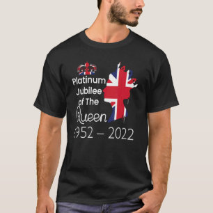 エリザベスプラチナジュビリークイーンクラウンブリティッシュフロリダ Tシャツ