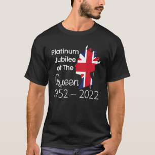 エリザベスプラチナジュビリークイーンクラウンブリティッシュフロリダ Tシャツ