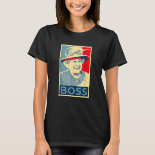 エリザベスボスイ王室のギリス女王 Tシャツ