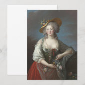 エリザベスロワーズヴィジェルブラン – Elisabeth – フィリップ 招待状 (正面/裏面)