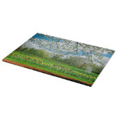 エリザベス公園の春 カッティングボード (角)