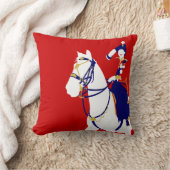 エリザベス女王がカラーポップ・アートのクッション クッション (ブランケット)