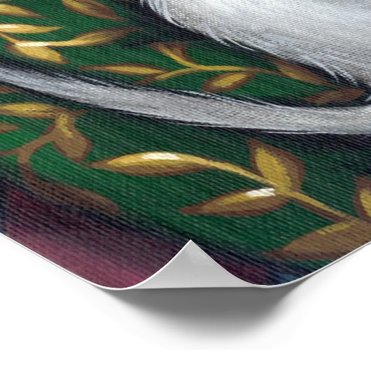 エリザベス女王とエルミン美術プリントチューダー ポスター (角)