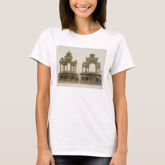 エリザベス女王とSのメアリー女王の墓 Tシャツ (正面)