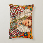 エリザベス女王のアクセントの枕 アクセントクッション (裏面(縦))