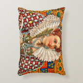 エリザベス女王のアクセントの枕 アクセントクッション (正面(垂直))