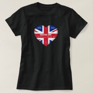 エリザベス女王のハートに感謝 Tシャツ