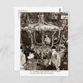 エリザベス女王の即位 ポストカード (正面/裏面)