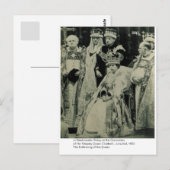 エリザベス女王の即位 ポストカード (正面/裏面)