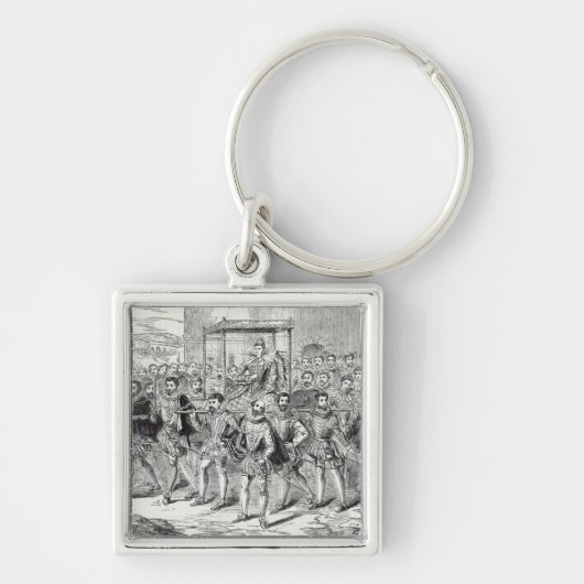 エリザベス女王の州の進歩 キーホルダー (正面)