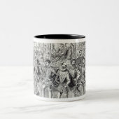 エリザベス女王の州の進歩 ツートーンマグカップ (中央)