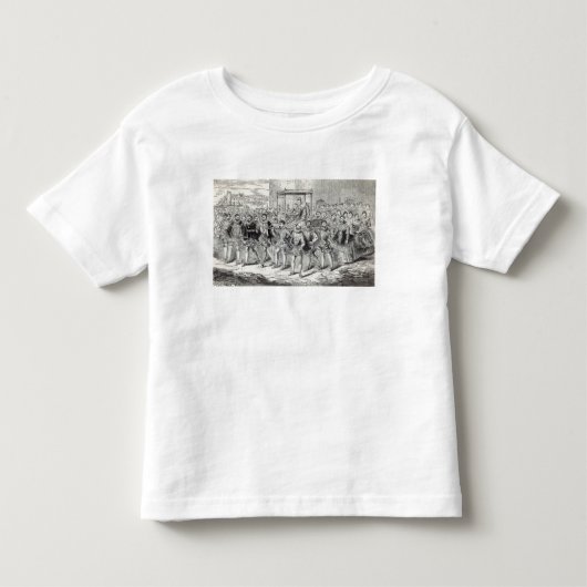 エリザベス女王の州の進歩 トドラーTシャツ (正面)