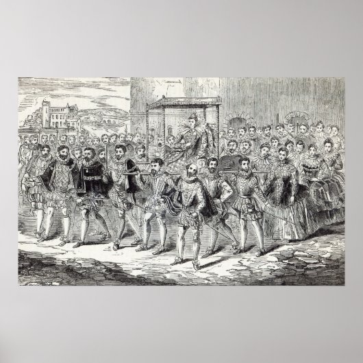 エリザベス女王の州進行 ポスター (正面)