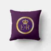 エリザベス女王の最も長い治世メダル クッション (裏面)