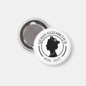 エリザベス女王の記念式典 マグネット (正面/裏面)