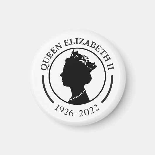 エリザベス女王の記念式典 マグネット (正面)