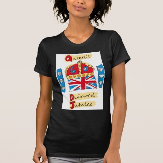 エリザベス女王の60周年記念2012年 Tシャツ (正面)