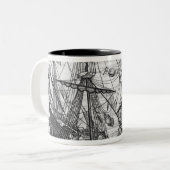 エリザベス女王のGalleon ツートーンマグカップ (正面左)