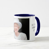 エリザベス女王ダイアモンドジュビリー記念マグカップ マグカップ (正面右)