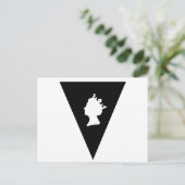 エリザベス女王ダイヤモンドのジュビリー ポストカード (スタンド正面)