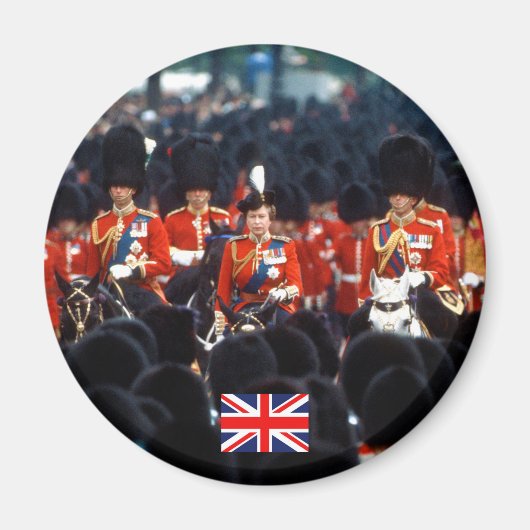 エリザベス女王フィリップ・ロンドン マグネット (正面)