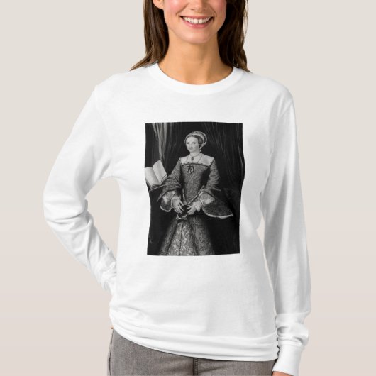 エリザベス女王一世のポートレート場合のプリンセスc.1546 tシャツ (正面)