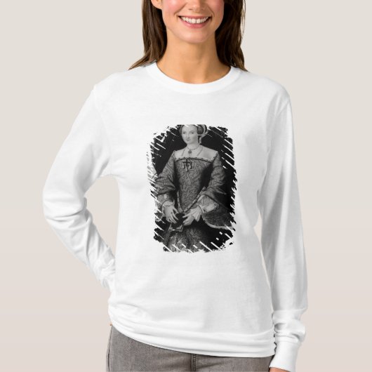 エリザベス女王一世のポートレート場合のプリンセスc.1546 tシャツ (正面)