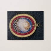 エリザベス女王一世のポートレート(w/c子牛皮紙で) ジグソーパズル (横)