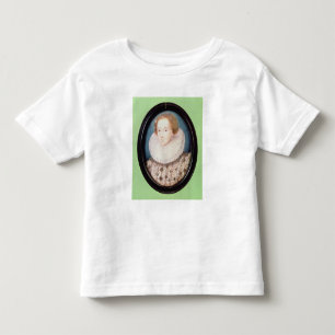 エリザベス女王一世のミニチュア トドラーTシャツ