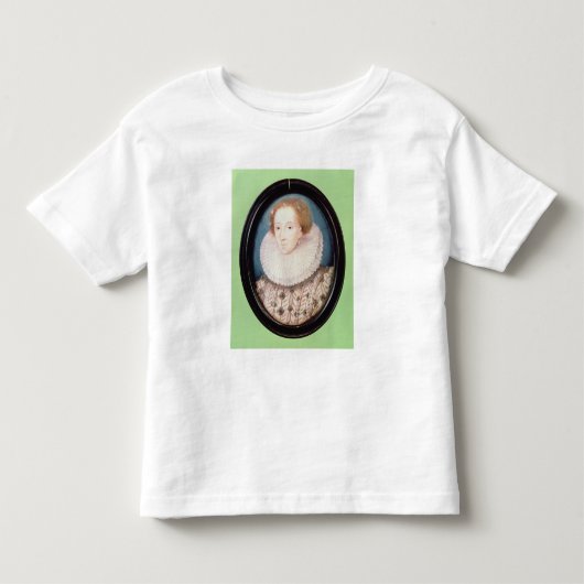 エリザベス女王一世のミニチュア トドラーTシャツ (正面)