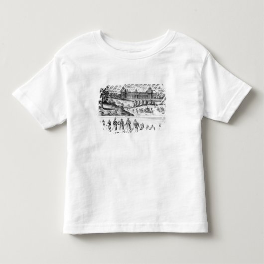 エリザベス女王一世の到着 トドラーTシャツ (正面)