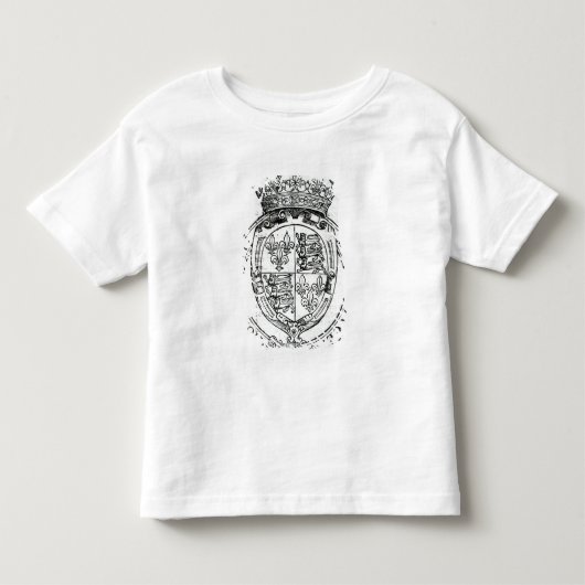 エリザベス女王一世の紋章付き外衣 トドラーTシャツ (正面)