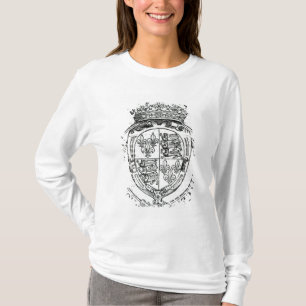 エリザベス女王一世の紋章付き外衣 Tシャツ