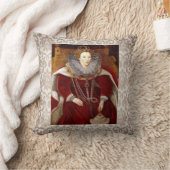 エリザベス女王一世の赤ローブ クッション (ブランケット)