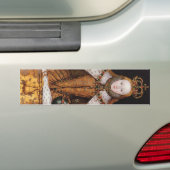 エリザベス女王一世 バンパーステッカー (車上)