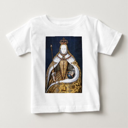 エリザベス女王一世: 即位 ベビーTシャツ (正面)