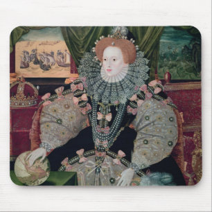 エリザベス女王一世、艦隊のポートレート、c.1588 マウスパッド