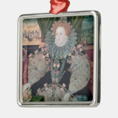エリザベス女王一世、艦隊のポートレート、c.1588 メタルオーナメント (左)