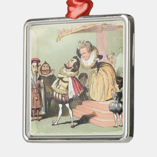 エリザベス女王一世(1533-1603年): ロバートDevereuxを使って、第2 メタルオーナメント (左)