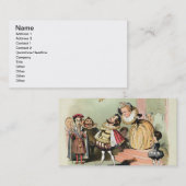 エリザベス女王一世(1533-1603年): ロバートDevereuxを使って、第2 名刺 (正面/裏面)