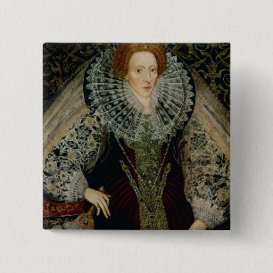 エリザベス女王一世、c.1585-90 缶バッジ
