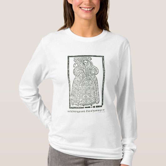 エリザベス女王一世 Tシャツ (正面)