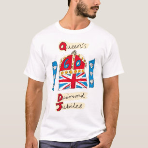 エリザベス女王二世の60周年記念 Tシャツ