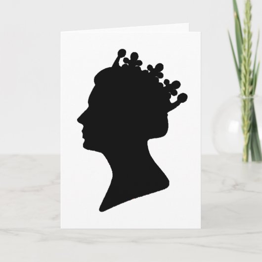 エリザベス女王二世 カード (正面)