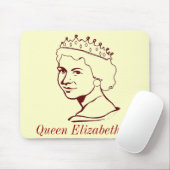 エリザベス女王二世 マウスパッド (マウス)