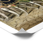 エリザベス女王1世は廷臣たちと行列する ポスター (角)