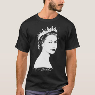 エリザベス女王2世 – レトロエッセンシャルTシャツ Tシャツ